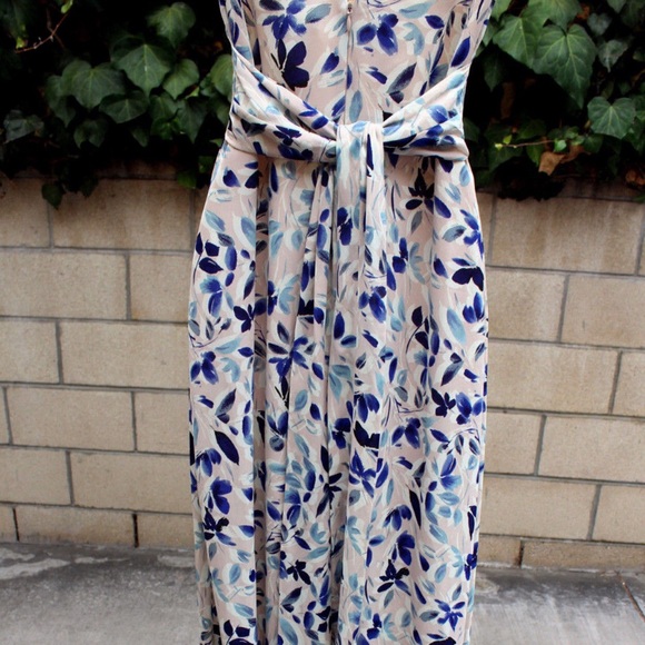 BCBGMaxAzria Norah Floral Gown Dress NWT Size 10 - Picture 5 of 8